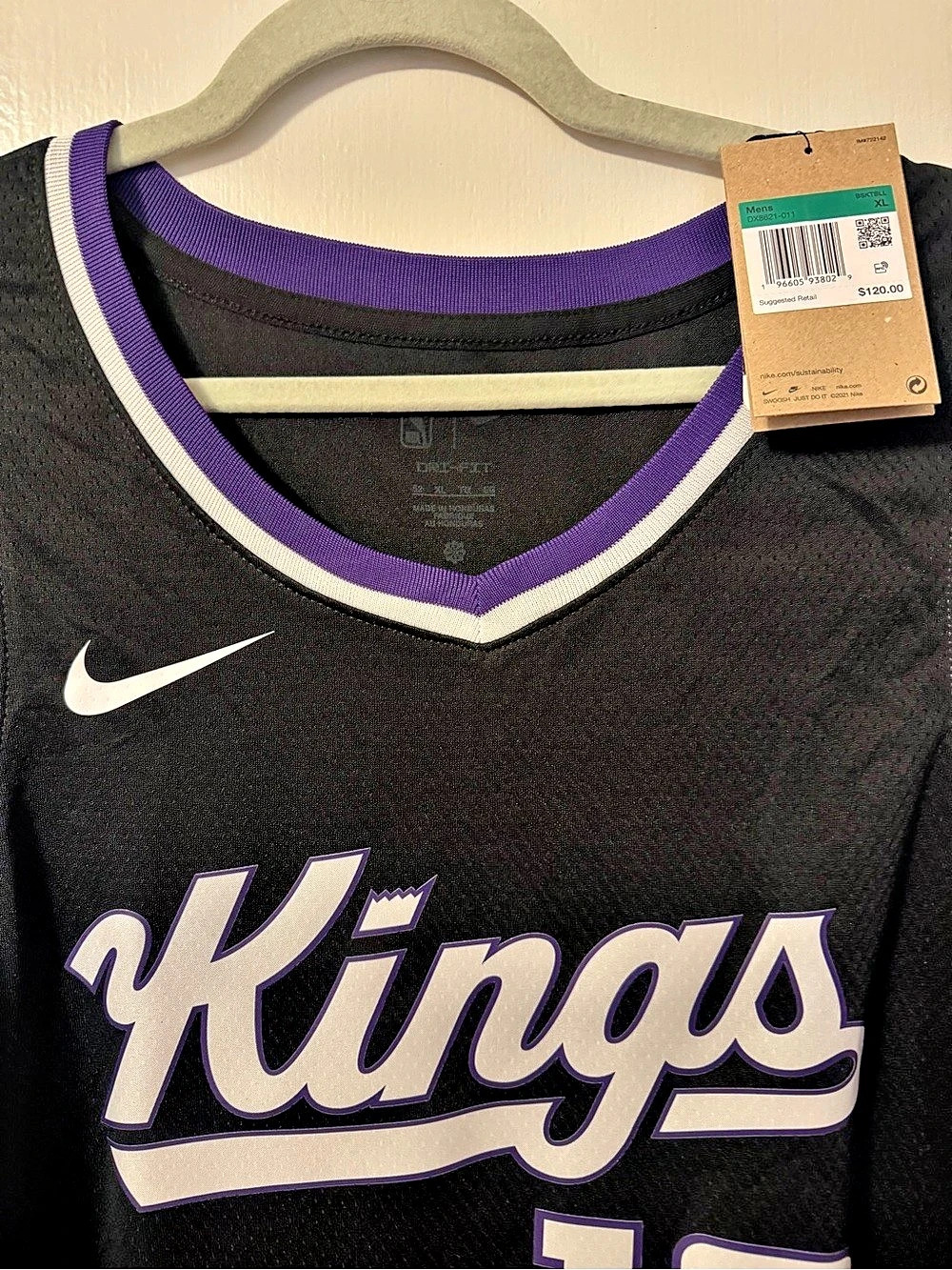 Nike Sacramento Kings Domantas Sabonis Icon Edition Swingman Jersey #10 Swingman - Picture 2 of 4